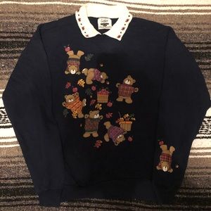 Vintage Longsleeve Bear Polo